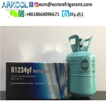 reemplace el gas r134a nuevo refrigerante R1234yf HFO-1234YF gas para automóvil